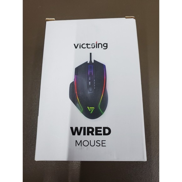 Victsing Wired RGB Gaming Mouse Optical Sensor Programmable Buttons PC322A - Picture 1 of 10